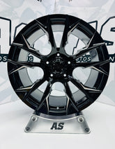 20” XPF15 20X10j 5x150 TOYOTA  LANDCRUISER BAKKIE GLOSS BLACK RIMS